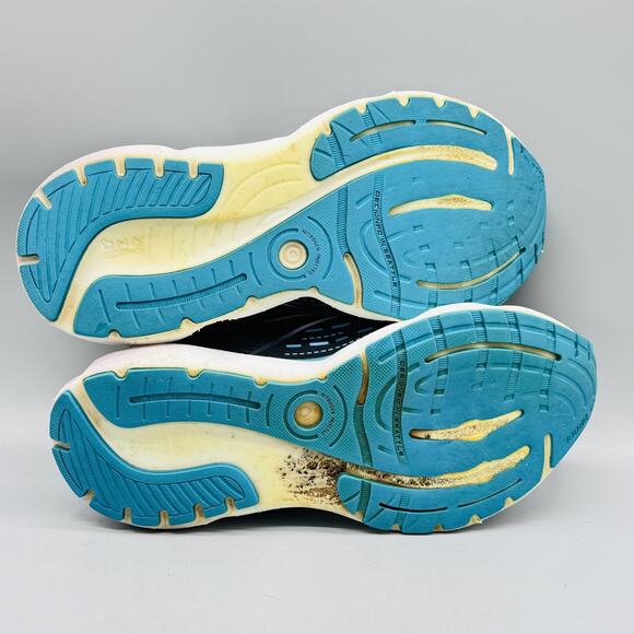 Brooks Shoes Womens 8 Blue Glycerin 20 Running Road Athletic Comfort Sneaker - Picture 10 of 12